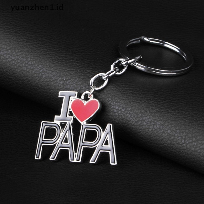 

Terlaris Krap Yuanzhen Fashion Letter I Love Momdad Enamel Pendant K