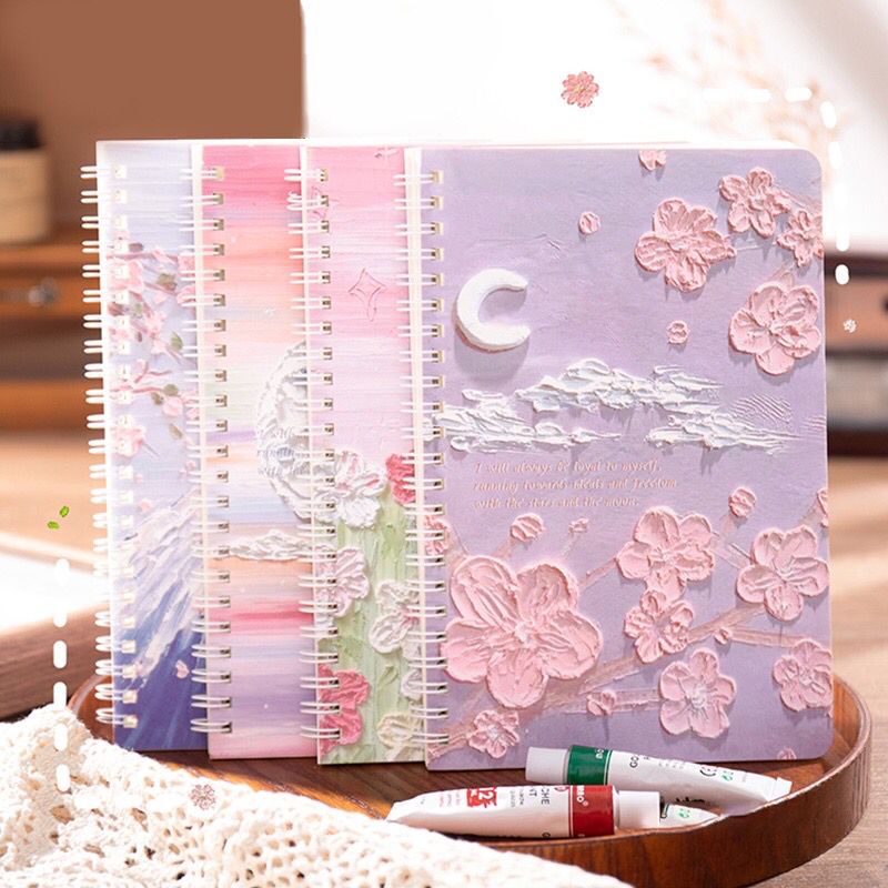 Buku Tulis Spiral Notebook A5 Motif / Notebook Journal