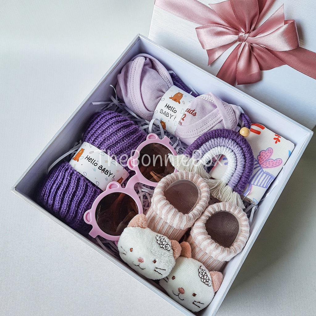 EXC1 Hampers bayi baby gift set hampers baby new born hampers bayi perempuan kotak hampers bayi premium