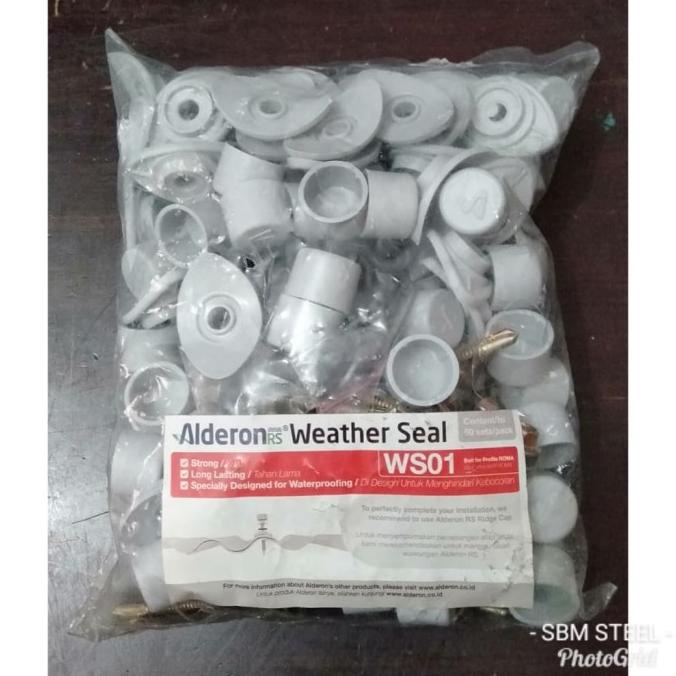 ROOFSEAL + ROOFING ALDERON RS GREY dan WHITE @50 Pcs