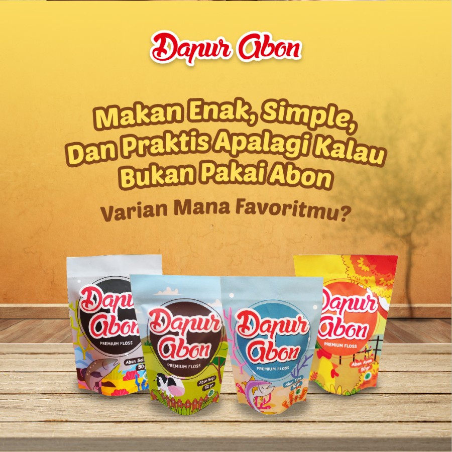 Dapur Abon Premium Floss Organic 50 gr