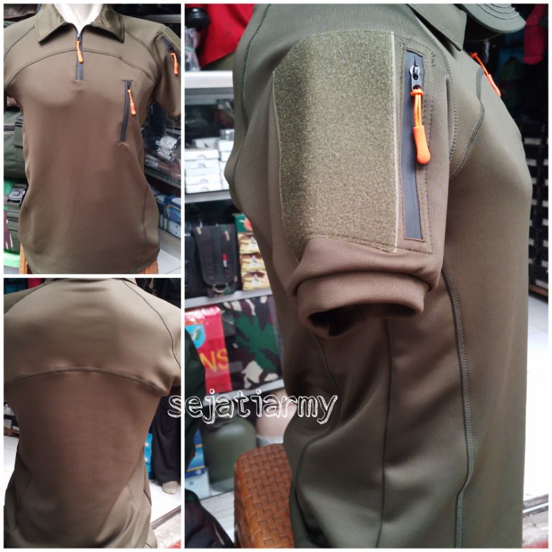 baju bdu scuba hijau/baju tactical hijau olive/baju waterproof/baju army