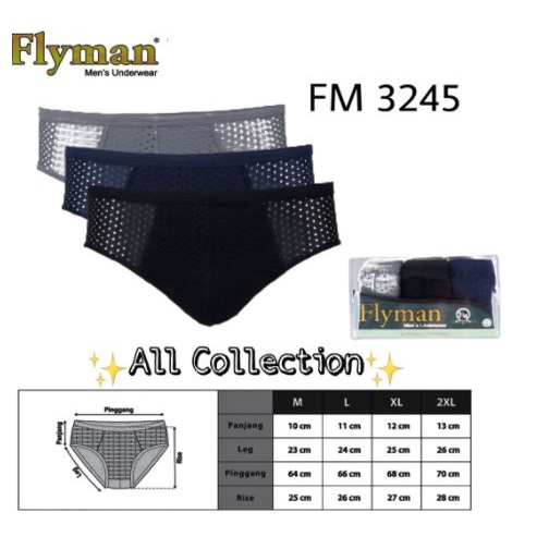 Best Seller Flyman Celana Dalam Pria Fm 3245
