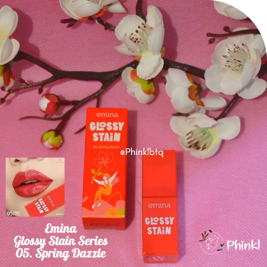 `ღ´ PHINKL `ღ´ ╰☆☆ 𝔢мιℕά ☆☆╮ emina beauty kosmetik glossy stain liptint lip tint ombre lipstick wattery