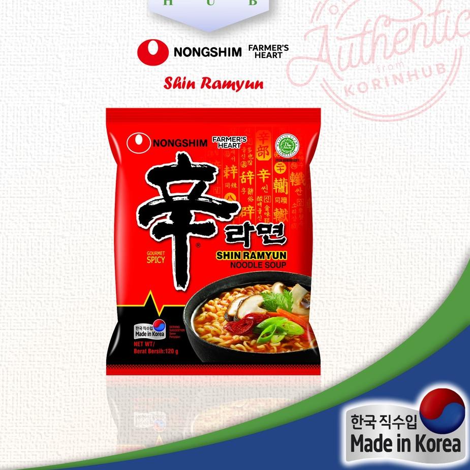 

Promo Menarik Nongshim Shin Ramyun 120g Made in Korea / Shin Ramyun Korea / Ramyun Korea / Noodle Soup / Shin Ramen / Ramen / Korean Food Murah