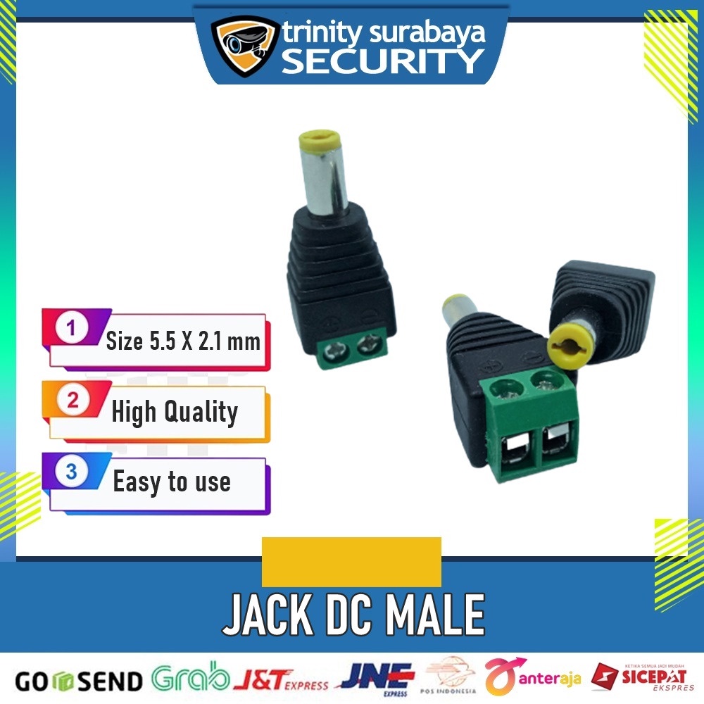 Jack DC Male ( isi 10pcs )