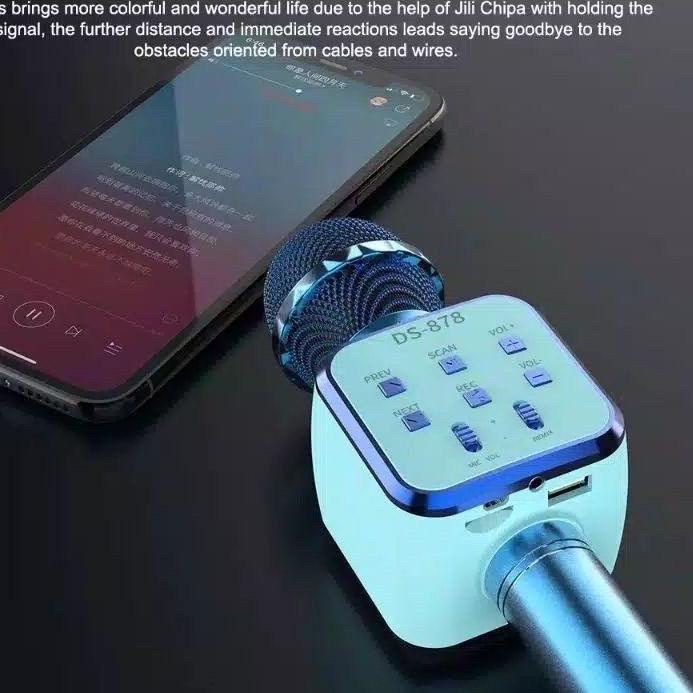 ☜ MIC BLUETOOTH L20/Q7 KARAOKE WIRELESS/MICROPHONE KTV PREMIUM SPEAKER PORTABLE SMULE ▲