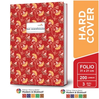 

Buku Folio Hardcover Paperline 200 Lembar, Buku Besar, Buku Akuntansi hard cover