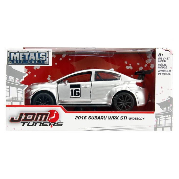 JADA JDM 1/32 - 2016 SUBARU WRX STI - SILVER TERBARU