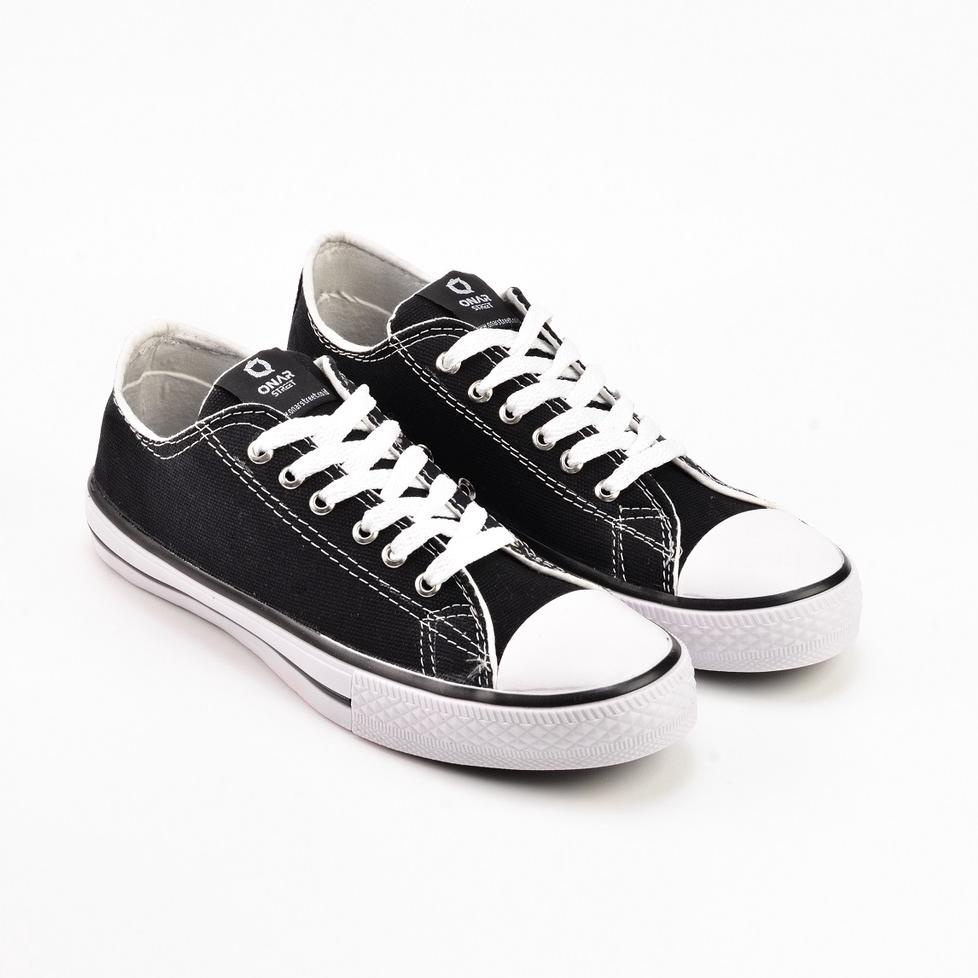 Sepatu Sneakers Premium Onarstreet Hitam Putih Pria Wanita Sneakers Black & White Size 39-43 Premium