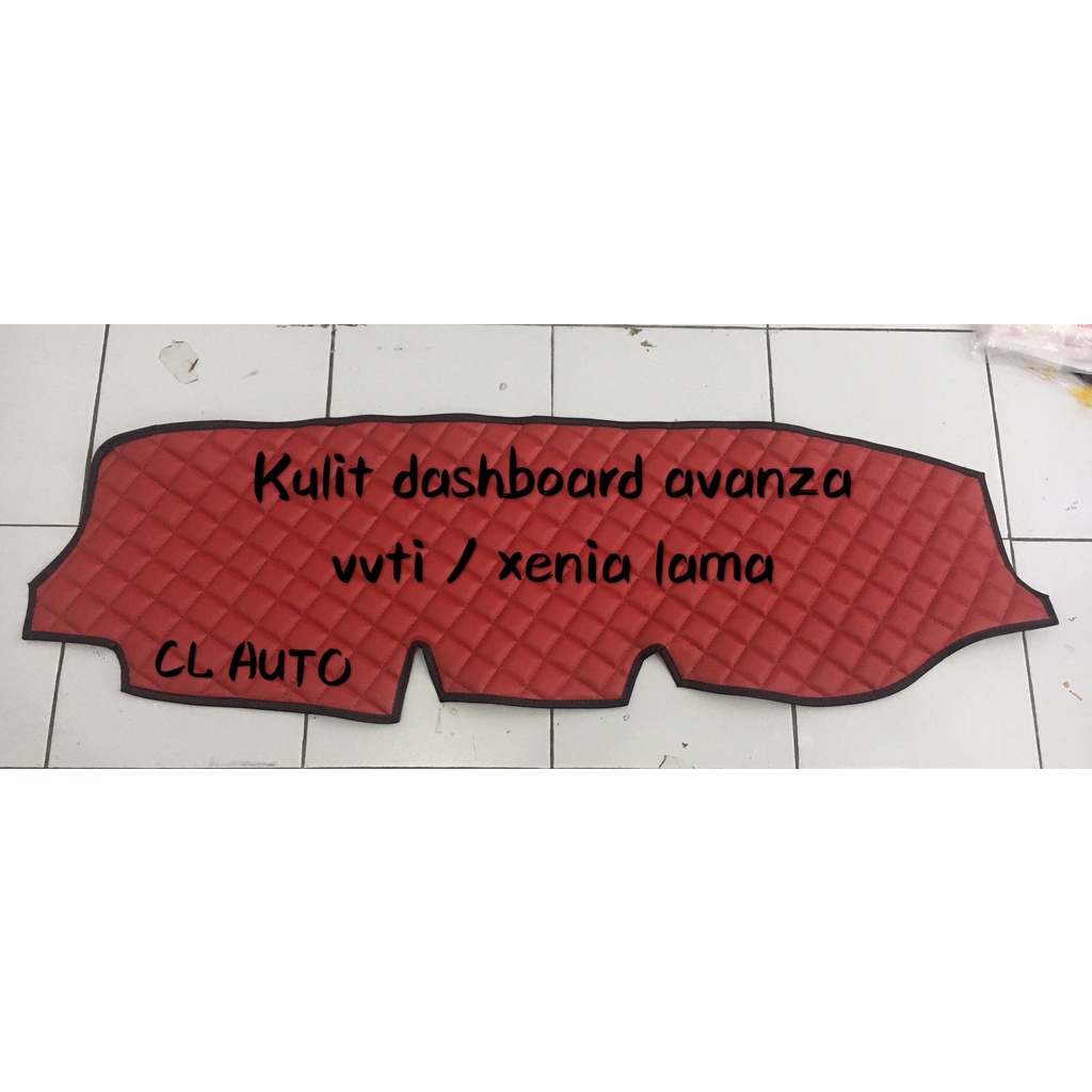 Alas Cover Dashboard Mobil AVANZA LAMA XENIA Old 2006 2011 Warna Hitam Bahan Kulit sintetis PREMIUM 