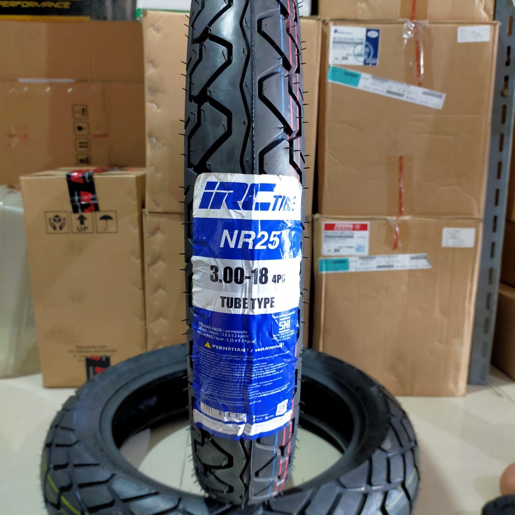 BAN LUAR MOTOR IRC RX KING 300 RING 18 NR 25 TUBE TYPE