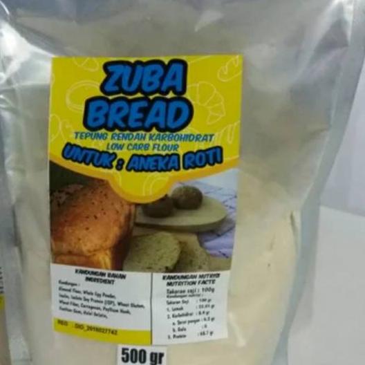 

♔ ZUBA BREAD khusus untuk membuat roti rendah karbo 500 gr ♥