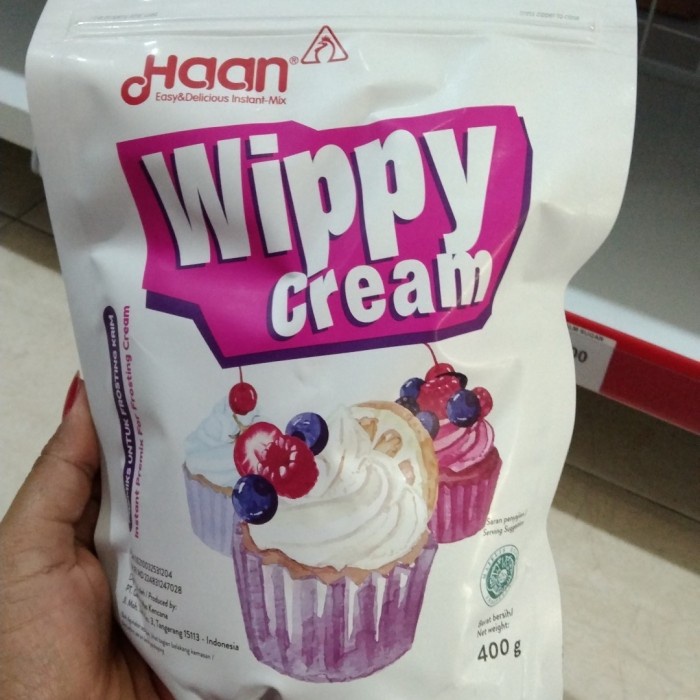 

((((()paling dicari] wippy cream haan 400gr
