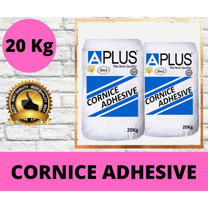 Terlaris Plamir Cornice Adhesive - Kompon Aplus 20 Kg