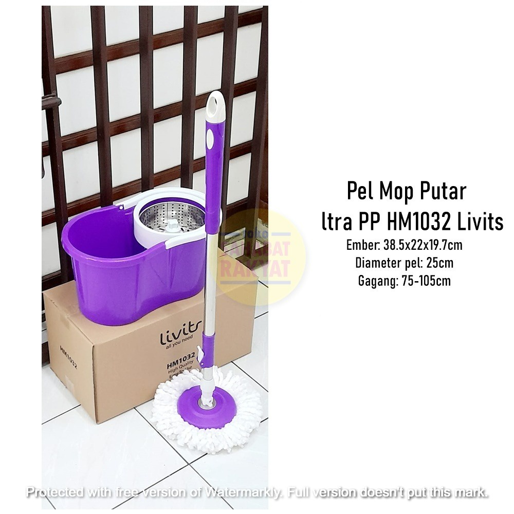 Pel Mop Putar Ultra PP HM1032 Livits