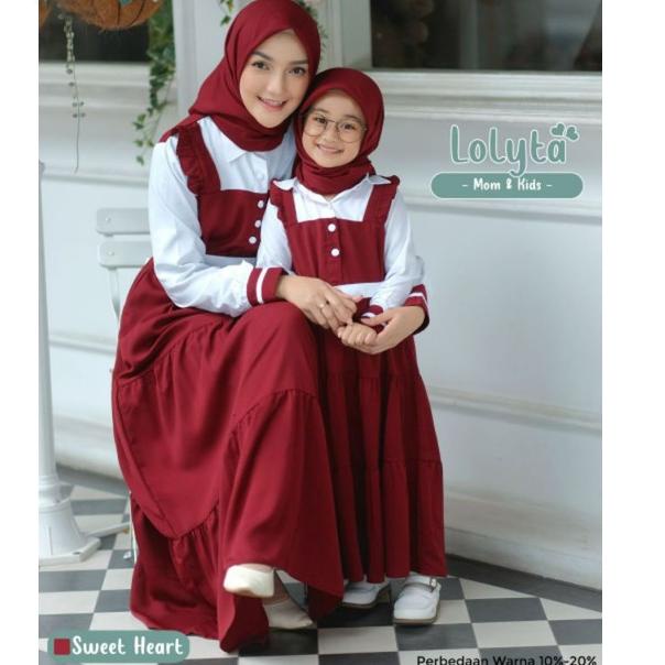 TERBARU Dress Remaja Korea Terbaru/Dress Couple/Gamis Dress Busui/Gamis dress anak