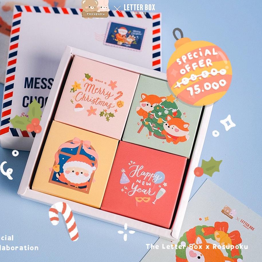 

✸ Letter Box - Hadiah Natal / Chocolate Christmas Gift 2x2 ♚