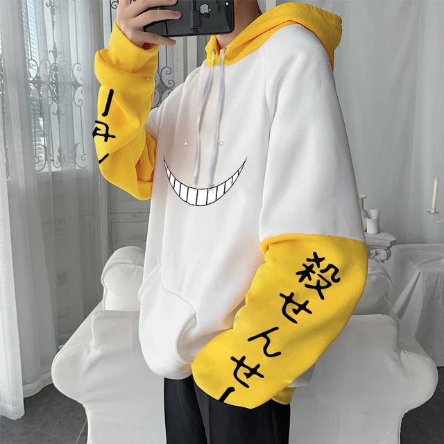 SWEATER HOODIE PRIA BIG SMILE JAPANESE STYLE TERBARU