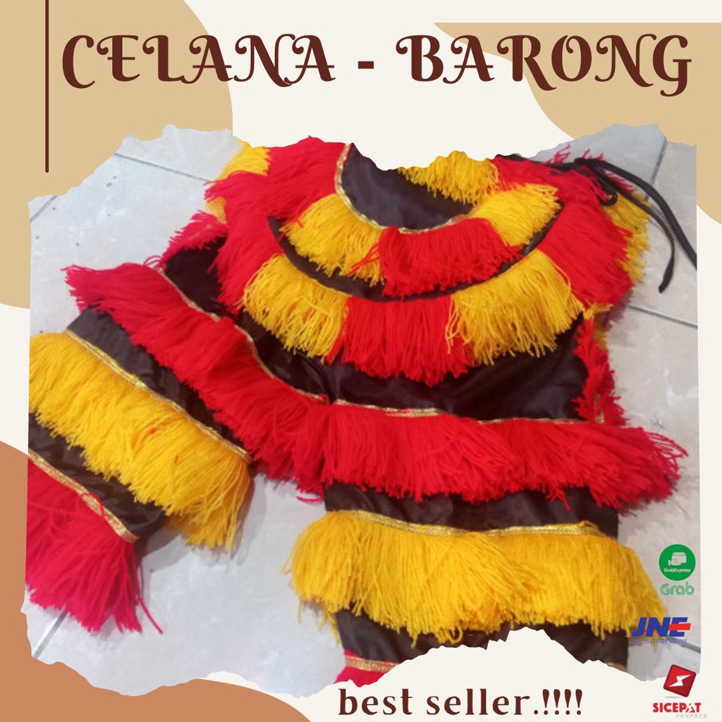 【❤SPECIAL BIG PROMO❤】☄️☄️Celana Barongan Anak||Celana barong PAUD, TK, SD||kostum barongan||Celana b