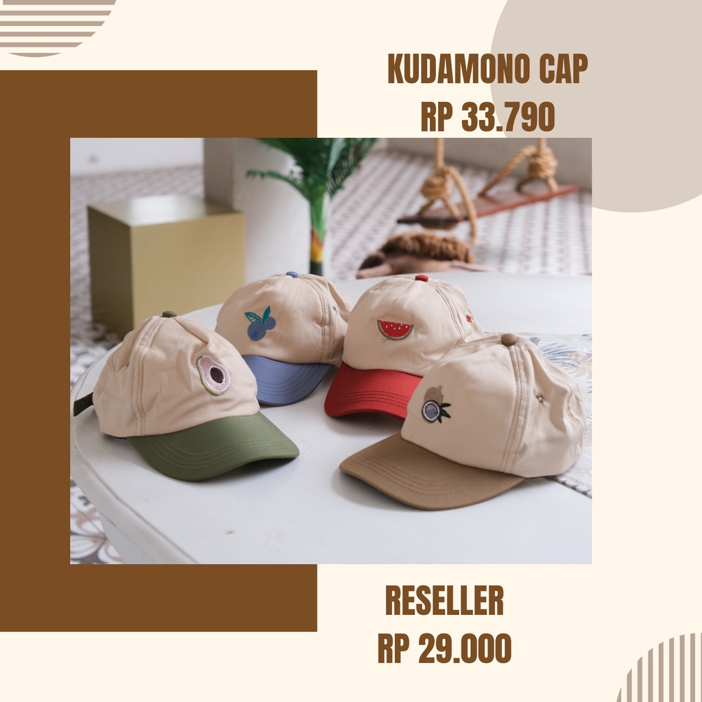 KUDAMONO HAT - Promo 10.10 Topi Anak Baseball Snapback Bordir Daily Ootd Baby Kids Cewek Cowok Laki Perempuan Korea Lucu