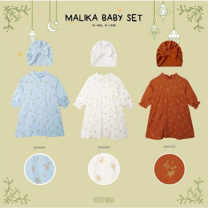 Bohopanna Rama / Malika Baby Muslim set Raya collection