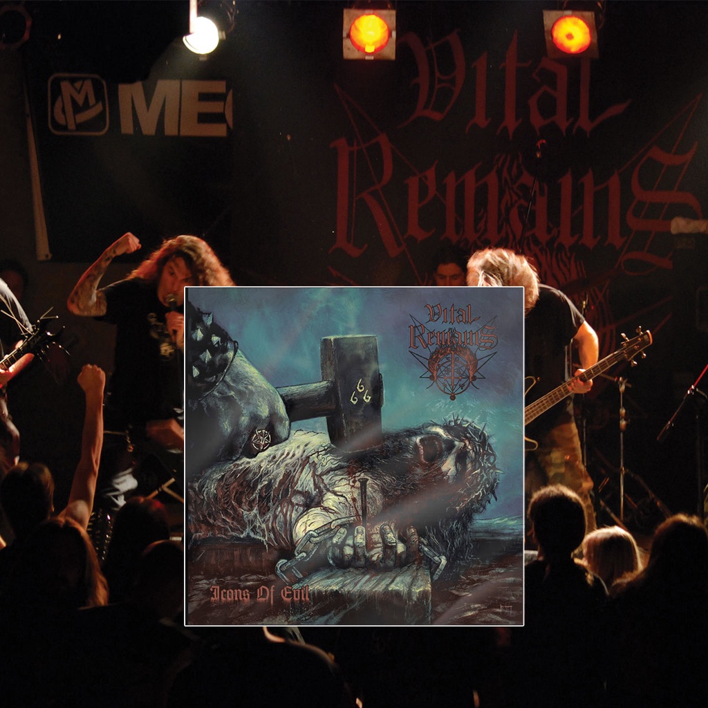 VITAL REMAINS - Textile Poster Flag