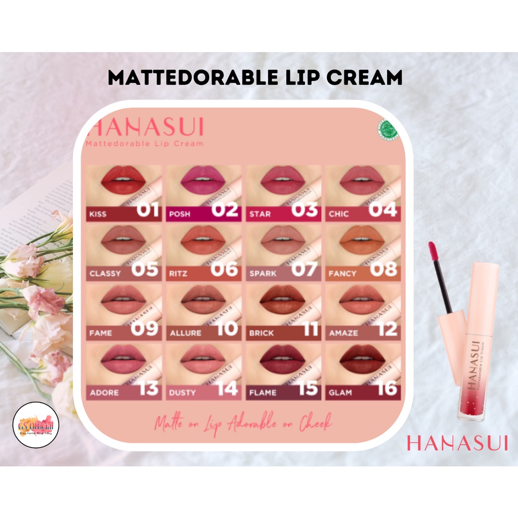 HANASUI MATTEDORABLE LIP CREAM