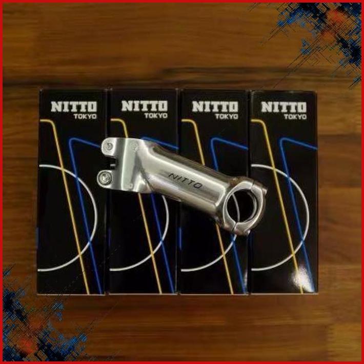 (PRP) NITTO NJ 89 STEM SEPEDA FIXIE JEPANG CLASSIC NJS SILVER 25.4MM