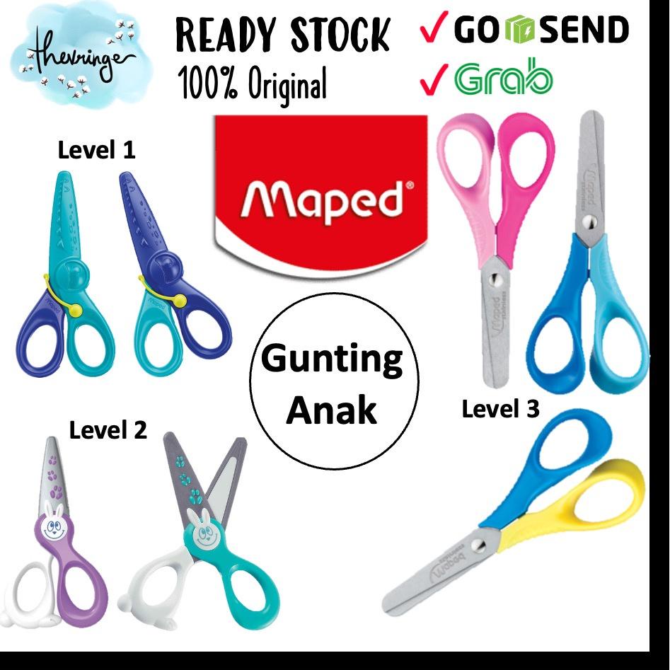 

[ART. 1447] Maped Safety Scissors Belajar Gunting Anak 2 Tahun Kidi Cut Kidi Pulse Vivo 3D Menggunting