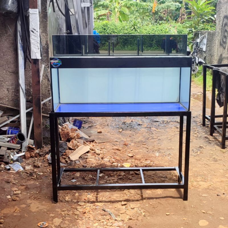 PAKET AQUARIUM 100X40X40 + RAK SIKU + TOP FILTER