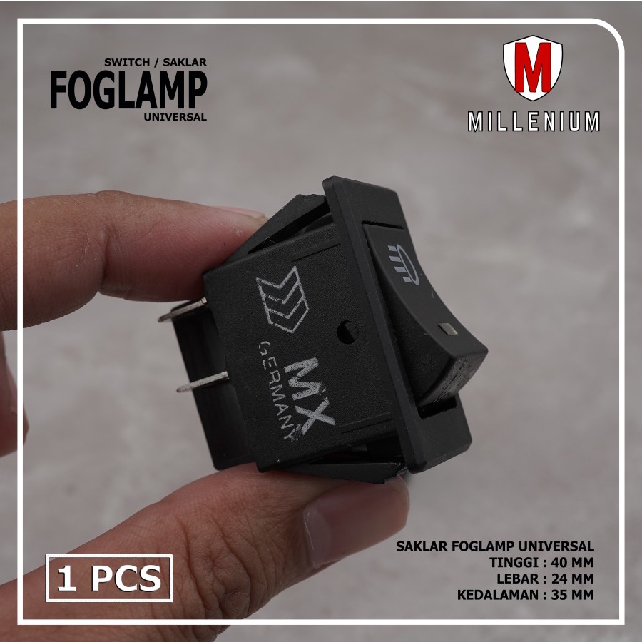 SAKLAR LAMPU KABUT SWITCH FOGLAMP KIJANG KAPSUL MERK MX