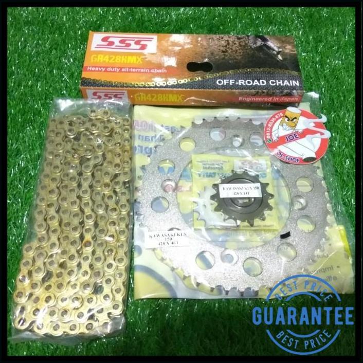 Gear gir set sss klx dtracker rantai sss hmx