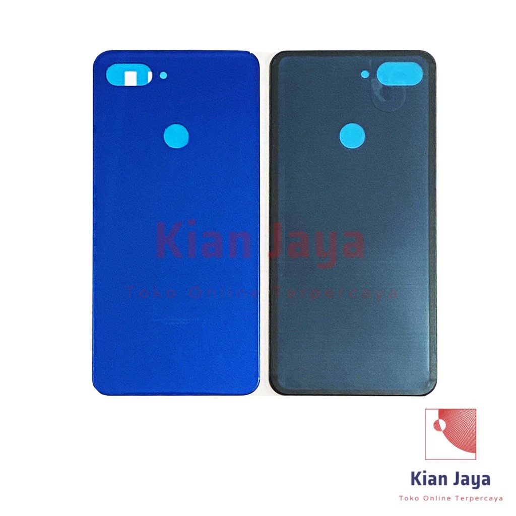 Backdoor Xiaomi Mi 8 Lite Back Cover Tutup Belakang Baterai Cassing Casing Backcase Original