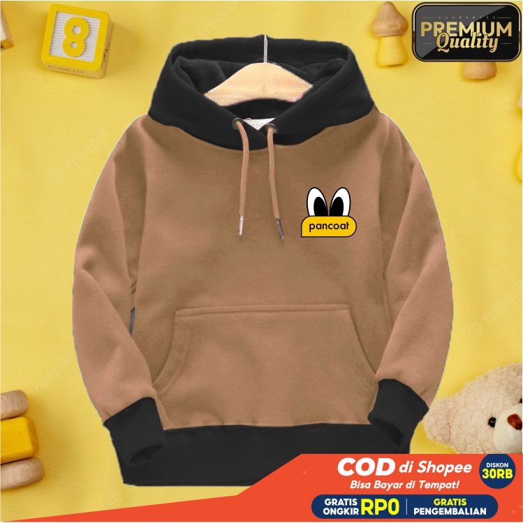 Sweater Hoodie Anak Laki-laki/Perempuan Usia 4-10 Tahun Hoodie Anak Bahan Tebal Premium