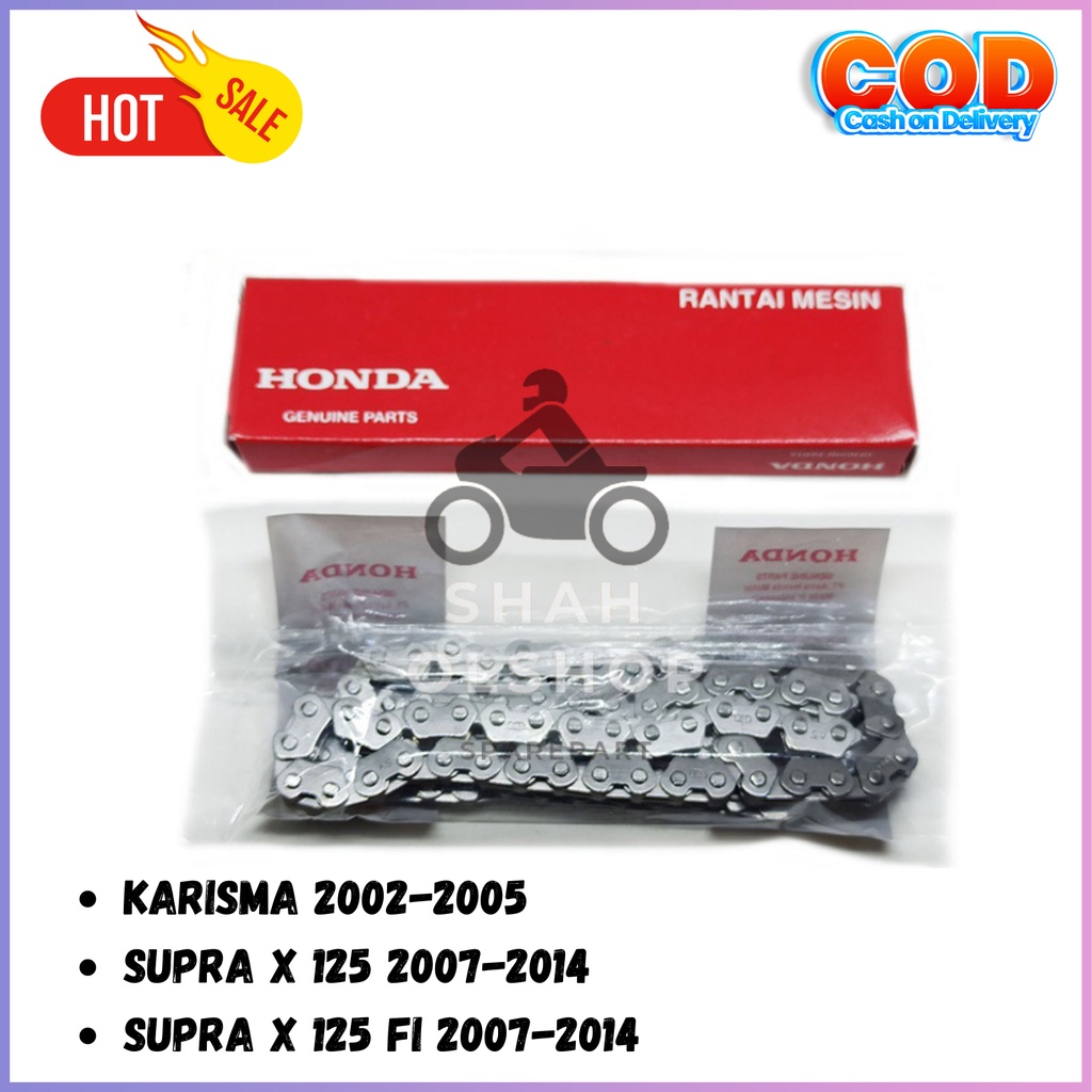 RANTAI KETENG KARISMA SUPRA X 125  / KETENG KAMPRAT KARISMA SUPRA X 125 / RANTAI MESIN SUPRA X 125