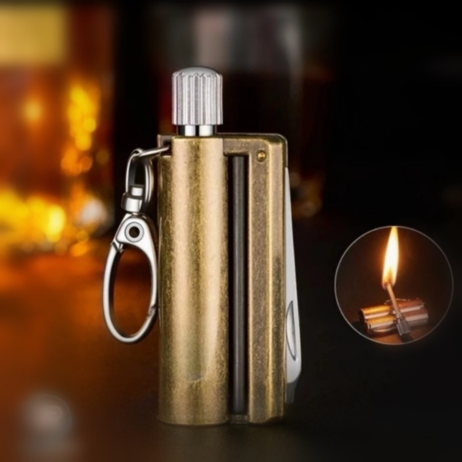 mancis korek api gesek multifungsi minyak classic vintage oil lighter