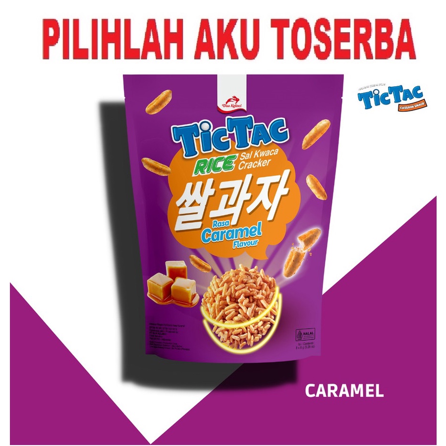 Tic Tac RICE Sharepack CARAMEL - isi 8 pcs ( HARGA SATUAN POUCH )