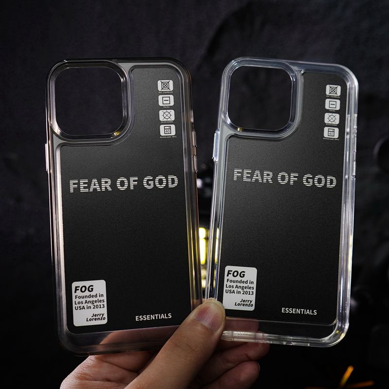 Case Fear OF GOD ESSENTIALS BALENCIAG* IPHONE X 11 12 13 14 SAMSUNG S22