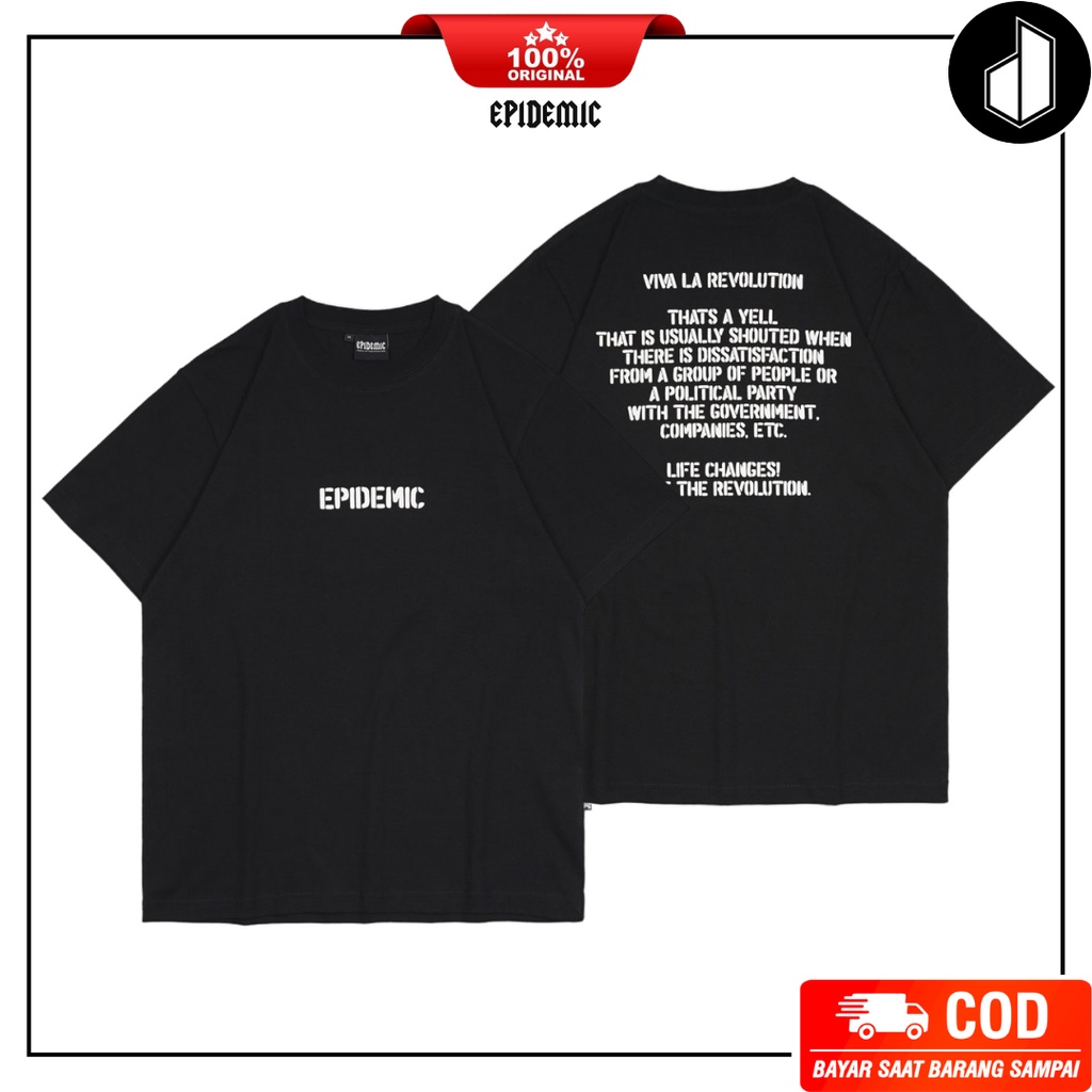 [HOT] Kaos Epidemic Original Tshirt 111 Baju Lengan Pendek