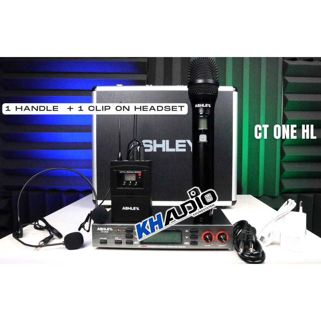 Mic Wireless "ASHLEY" CT-ONE Handle + Clip On