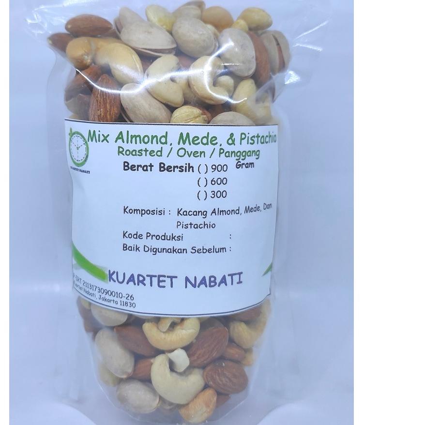 

♀ 300gr Roasted Almond - Mede / Cashew - Pistachio - Panggang / Oven ✼