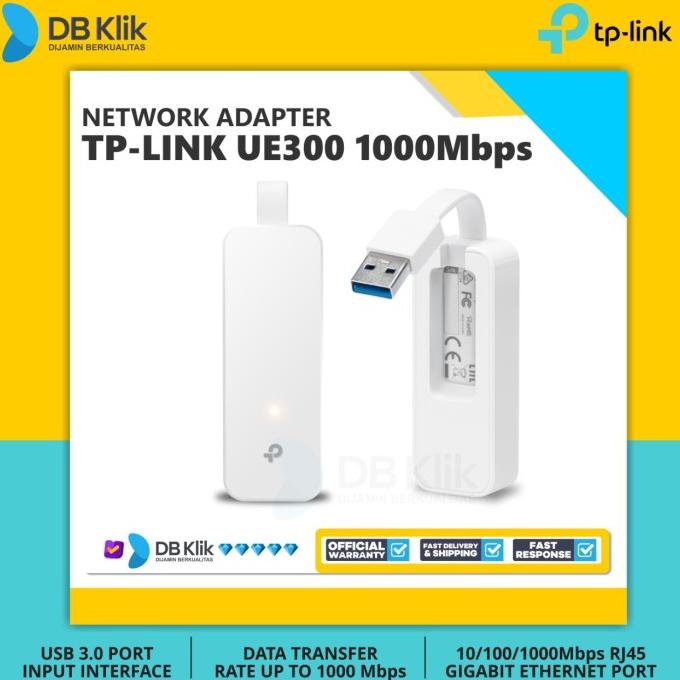 Network Adapter TP-Link UE300 Gigabit 1000Mbps - TPLink UE300 USB 3.0