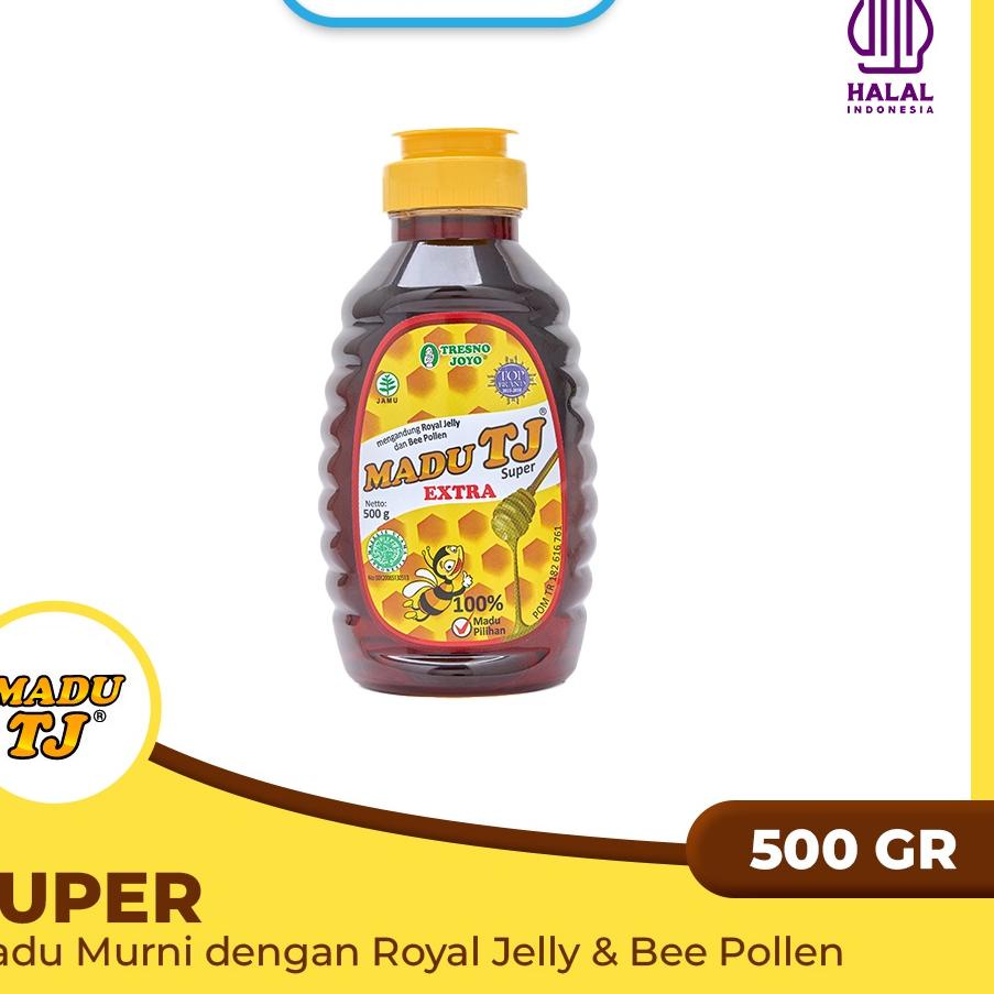 

✰ TJ Super 500gr - Murni Mengandung Royal Jelly dan Bee Pollen ♧