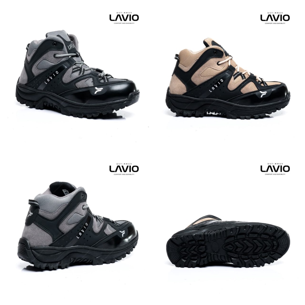 Sepatu Safety Pria Original Ujung Besi Untuk Kerja Proyek Lapangan Industri Outdoor Lavio Gibson