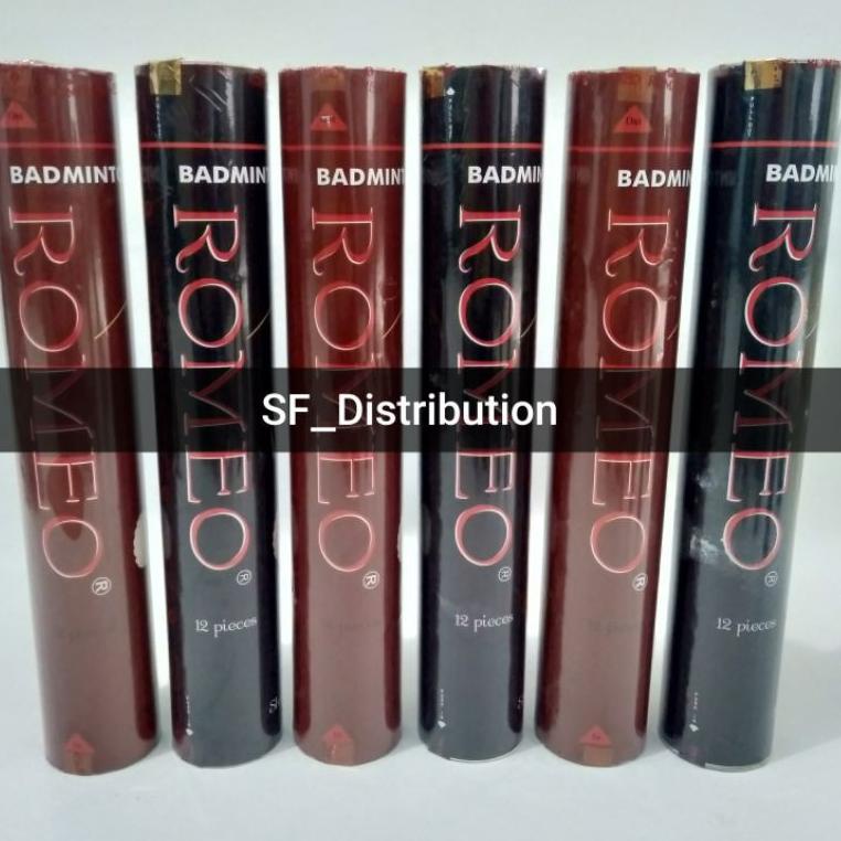 RECOMENDED ORIGINAL ONLY - Kok ROMEO HItam / Hijau / Coklat Asli Hologram Badon Shuttlecock