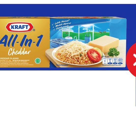 

☼ Keju Kraft Cheddar All-in-1 2kg - Kraft Cheese ✳