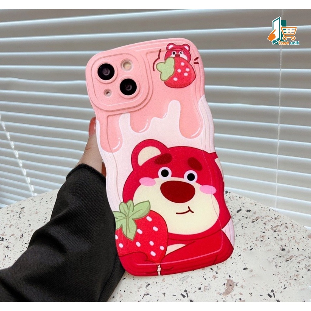 SS800 SOFTCASE SILIKON WAVY GELOMBANG POOH &amp; LOTSO FOR IPHONE 7 8 7+ 8+ X XS XR XS MAX 11 12 13 14 PRO MAX 14 MAX CS5417