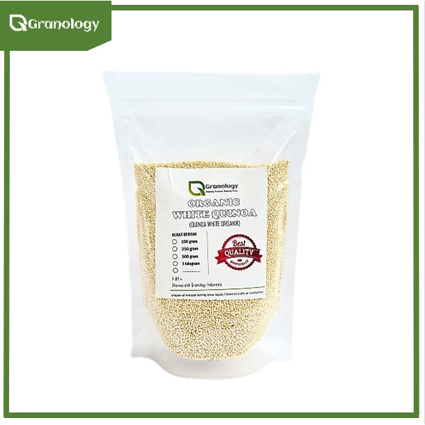 Quinoa Putih Organik / Organic White Quinoa (500 gram) by Granology