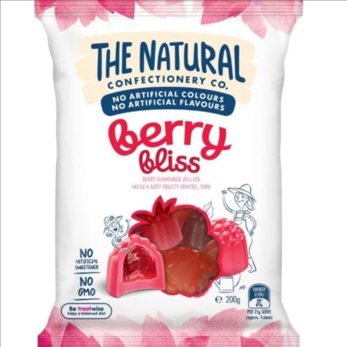 

THE NATURAL CONFECTIONERY CO. BERRY BBLISS 200GR